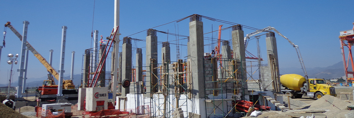 Obra de construcción en proceso en Manzanillo, Colima — CGB Construcciones